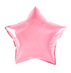 Balon foliowy różowa gwiazda 45cm 18 cali 1szt