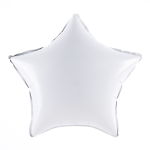 Balon foliowy gwiazda biała 45cm 18cali 1szt
