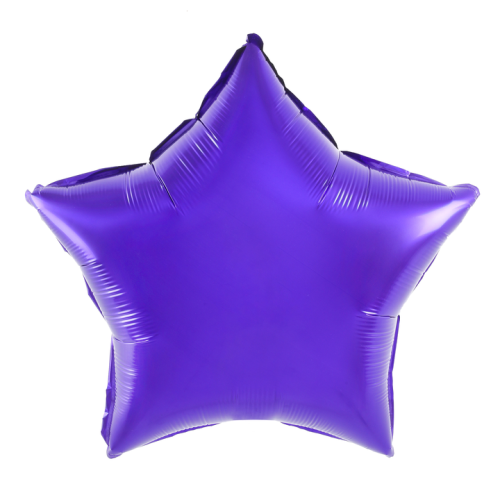 balon foliowy gwiazda fioletowa 45cm