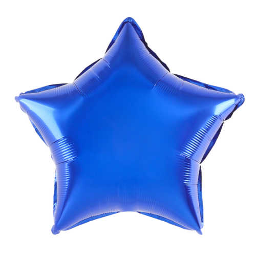 balon gwiazda niebieska