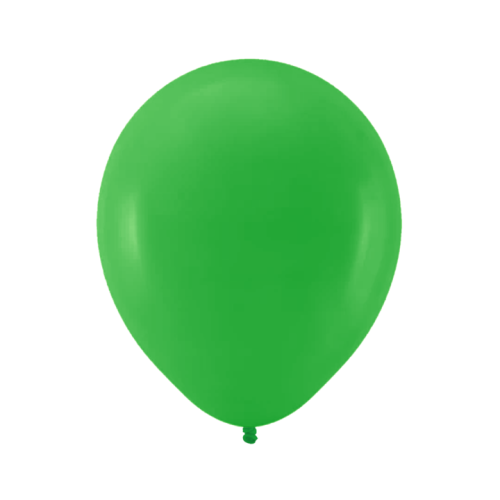 balon lateksowy zielony 12 cali