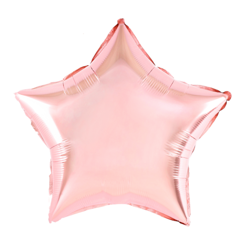 balon foliowy gwiazda rose gold 45cm