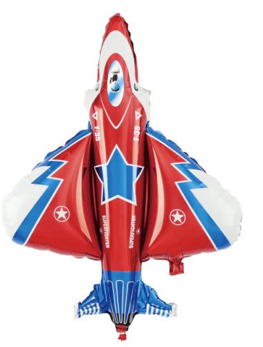 balon foliowy odrzutowiec