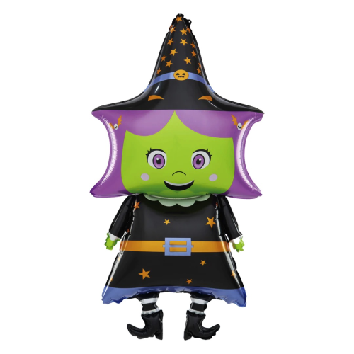 Zestaw balonów Halloween Baba Jaga Czarownica balony dekoracje