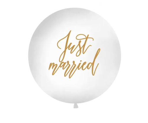 Zestaw balonów na wesele Just Married Mr Mrs Love Is in the Air PLENER
