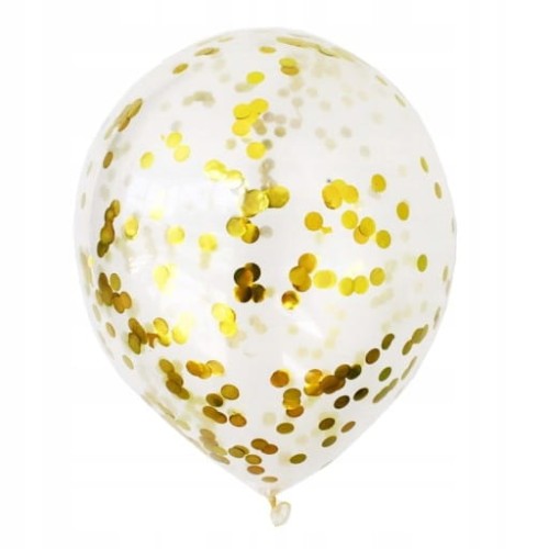 Zestaw balonów urodzinowych 18stka Baner Happy Birthday balony z konfetti