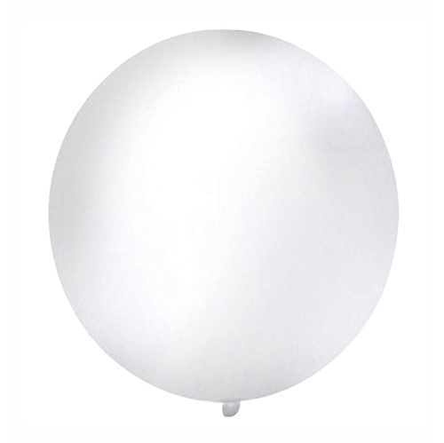 Balon lateksowy biały matowy 36 cali 1 szt