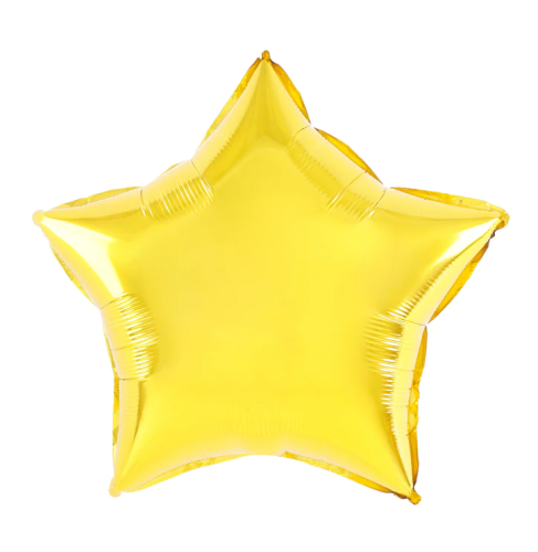 balon foliowy gwiazda złota 45cm