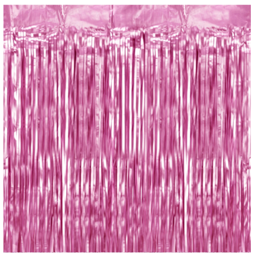 kurtyna foliowa różowa 100x200cm