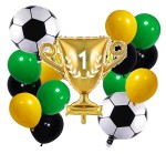Bukiet balonów Z Pucharem Zwycięzca Piłkarz