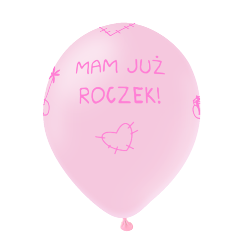 balon lateksowy z nadrukiem 12 cali