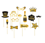 Rekwizyty do zdjęć Sylwester Nowy Rok 13szt