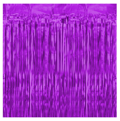 kurtyna foliowa fioletowa