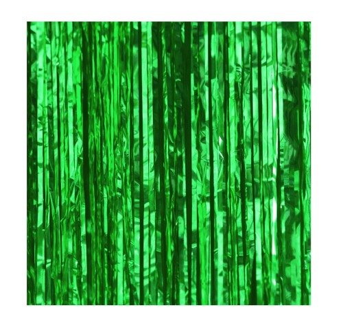 Kurtyna imprezowa zielona 100 x 250 cm Dzień Św. Patryka