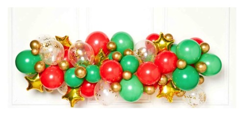 Girlanda balonowa na Boże Narodzenie Święta Mikołajki