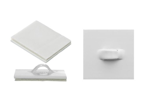 Uchwyt samoprzylepny z oczkiem udźw. 0,5kg