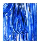 Kurtyna dekoracyjna chabrowy chrom efekt 100x200