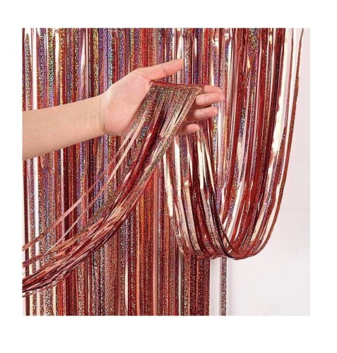 Kurtyna rose gold holograficzna 100x200cm