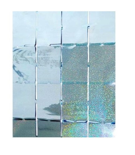 Kurtyna panelowa błękitna holograficzna 100x200cm