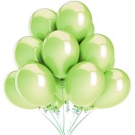 Balony lateksowe metaliczne limonkowe 12 cali 20 szt