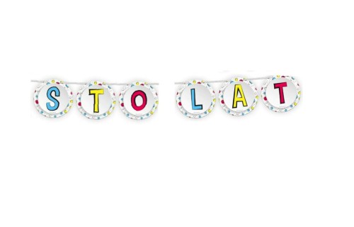 Baner Sto Lat kolorowy