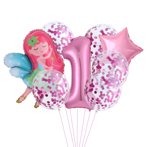 Zestaw na Urodzinki dla dziewczynki Wróżka cyfra 1 Roczek