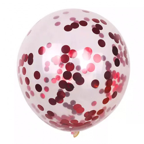 balon lateksowy z konfetti 12 cali