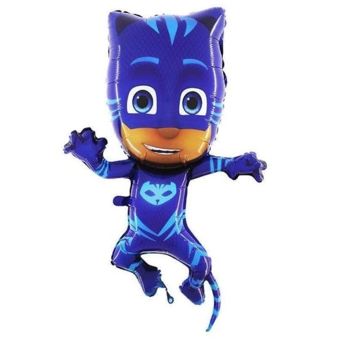 Balon Foliowy - PJ MASKS Pidżamersi Connor Kotboy niebieski