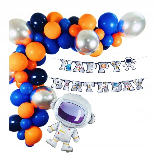 Girlanda balonowa Kosmos Na Urodziny Astronauta