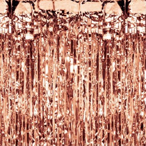 kurtyna foliowa rose gold
