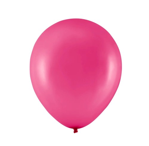 balon lateksowy fuksja metaliczny 12 cali