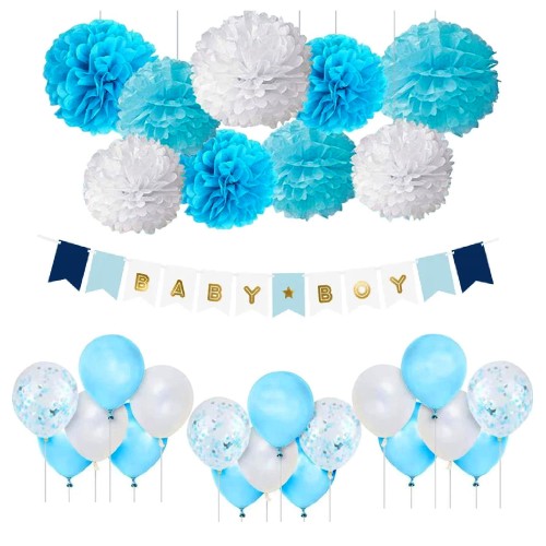 Zestaw dekoracji dla Chłopca Baby Boy powitanie