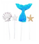 Toppery na Tort Ogon Syrenki Morskie Urodziny
