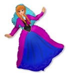 Balon foliowy Księżniczka Anna Kraina Lodu