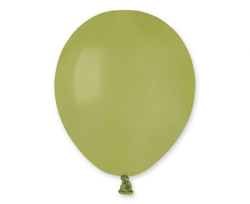 balon lateksowy oliwkowy 12 cali