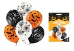 Balony lateksowe Halloween mix 12cali 6szt. zestaw