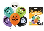 Balony lateksowe biodegradowalne Halloween Monsters 12cali 6 szt.