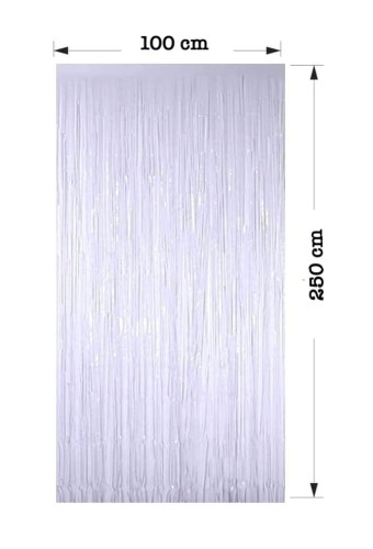 Kurtyna imprezowa biała 100x250cm