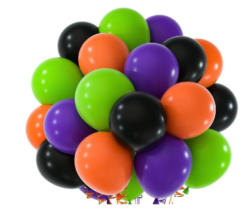 Zestaw balonów Halloween kolorowe Dekoracje balony duże