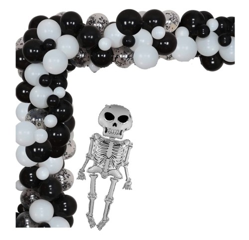 Girlanda balonowa Halloween Kościotrup Szkielet Zestaw