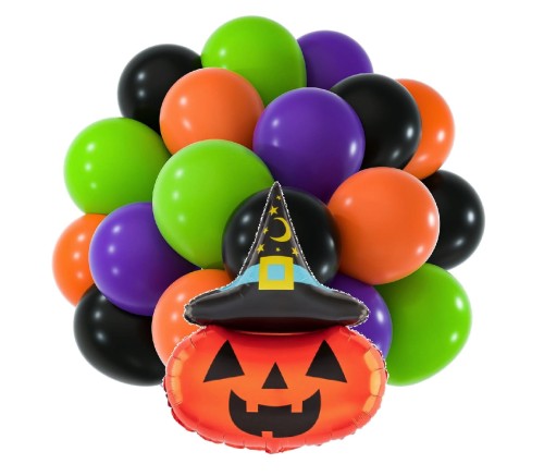 Zestaw balonów na Halloween Dynia Pomarańczowe
