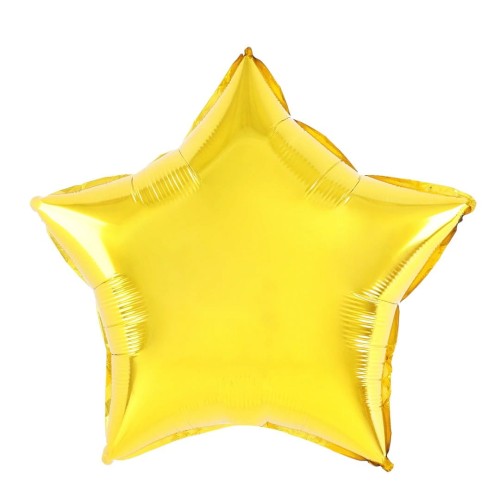 balon foliowy gwiazda złota