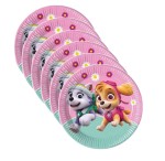 Talerzyki papierowe PSI PATROL Skye i Everest. 23cm. 8szt.