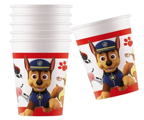 Kubeczki papierowe Chase Psi Patrol 8 sztuk KUBKI