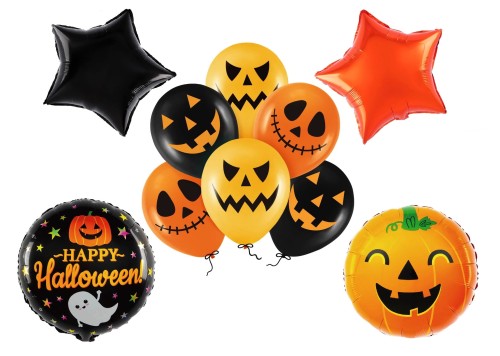 Zestaw balonów na Happy Halloween Dynia Duszki Dekoracje hel