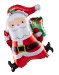 Balon foliowy Św. Mikołaj z prezentami 64x80cm
