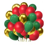 Bukiet balonów lateksowych świątecznych Boże narodzenie Mikołajki