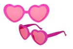 Imprezowe okulary Serca różowe 1szt.