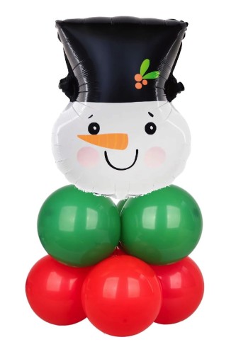 Zestaw balonów Świątecznych Bałwan Snowman balony Wigilia Boże narodzenie