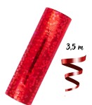 Serpentyna holograficzna brokatowa czerwona